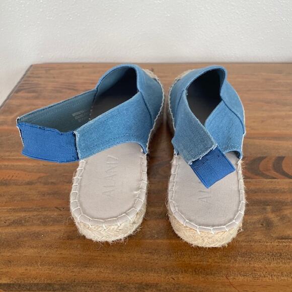 Alaniz Blue Slingback Espadrilles - Size 39 (8.5) - Picture 6 of 8
